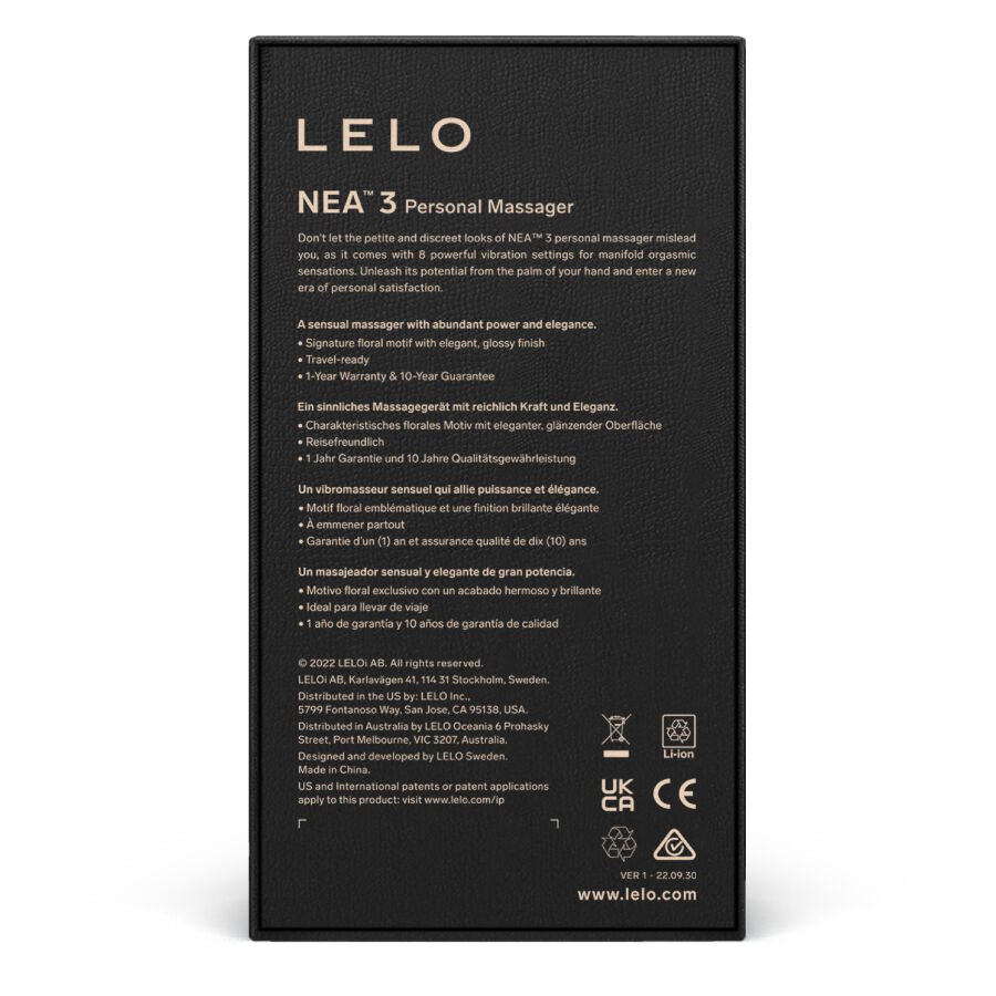 LELO - NEA 3 MASSAGGIATORE PERSONALE - BLU