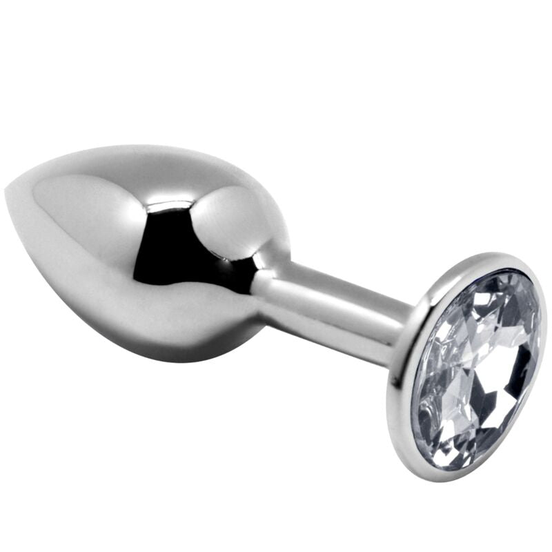 ALIVE - MINI PLUG ANALE IN METALLO BIANCO TAGLIA L