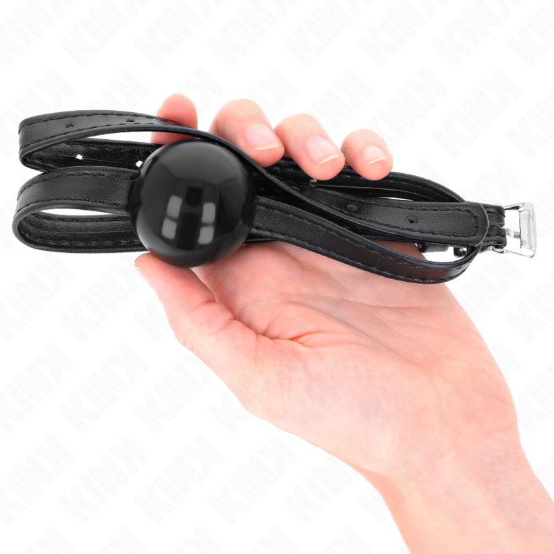 KINK - SIMPLICITY SMALL 4CM BALL GAG WITH STRAP