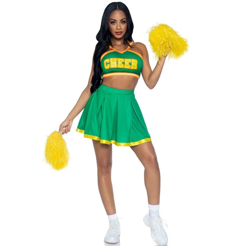 LEG AVENUE - COSTUME DA CHEERLEADER VERDE M/L