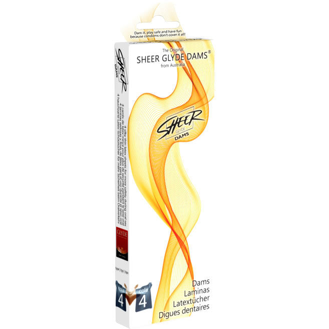 SHEER GLYDE - DAMS LATEX SHEETS ORAL SEX GLUE